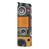 Retro Muziek Luidspreker Muurontwerp Thermosbeker (Geroteerd rechts)