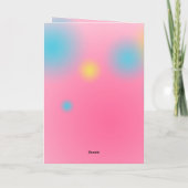 Retro muziek meisjes band Verjaardagsfeest (Achterkant)