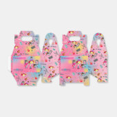 Retro muziek meisjes band Verjaardagsfeest Bedankdoosjes (Uitgevouwen)