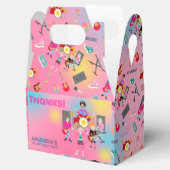 Retro muziek meisjes band Verjaardagsfeest Bedankdoosjes (Geopend)