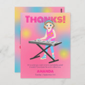 Retro muziek meisjes band Verjaardagsfeest Briefkaart (Voorkant / Achterkant)