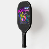 retro muziek pickleball paddle (Links)