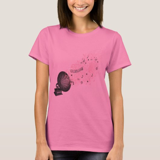 retro muziek t-shirt (Voorkant)