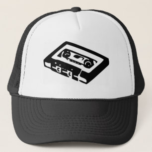 retro muziek t shirt trucker pet