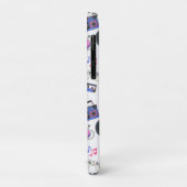 Retro-muziek uit de jaren 80 Nostalgisch Case-Mate iPhone Case (Achterkant/links)