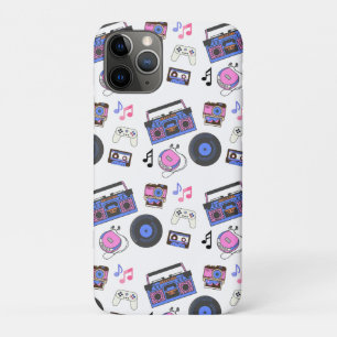 Retro-muziek uit de jaren 80 Nostalgisch Case-Mate iPhone Case