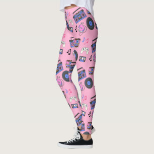 Retro muziek uit de jaren 80 Nostalgisch Leggings
