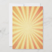 Retro muziek vintage Recital festival  Kaart (Achterkant)