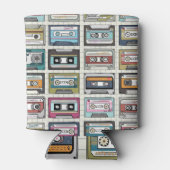 Retro muziekcassette: Nostalgisch icoon Blikjeskoeler (Achterkant)