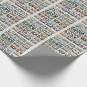 Retro muziekcassette: Nostalgisch icoon Cadeaupapier (Hoek)
