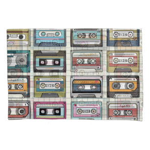 Retro muziekcassette: Nostalgisch icoon Kussensloop