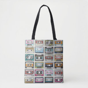 Retro muziekcassette: Nostalgisch icoon Tote Bag