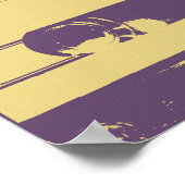 Retro  muziekcover in stijl poster (Hoek)