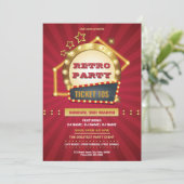 Retro Muziekfeest Flyer Sjabloon (Staand voorkant)