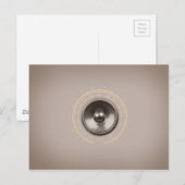 Retro-muziekluidspreker Briefkaart (Voorkant / Achterkant)