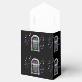 Retro Muzieknoten Juke Box Tent Favor Box Bedankdoosjes (Geopend)