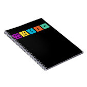 Retro  Muzieknotities Notitieboek (Rechterzijde)