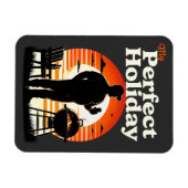 Retro My Perfect Holiday Light Text Flex Magneet (Horizontaal)