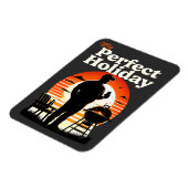Retro My Perfect Holiday Light Text Flex Magneet (Linkerzijde)