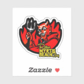 Retro Myrtle Beach Devil Sticker (Vel)