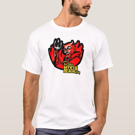Retro Myrtle Beach Guy Devil T-shirt (Voorkant)