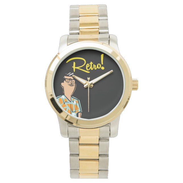 Retro Myrtle Beach Guy Horloge (Voorkant)