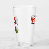 Retro Myrtle Beach Guy Kerstmis Glas (Rechts)