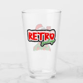 Retro Myrtle Beach Guy Kerstmis Glas (Voorkant)