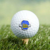Retro Myrtle Beach Guy Lodge Pet Golfballen (Insitu Shirt)
