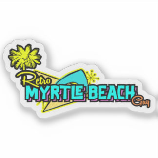 Retro Myrtle Beach Guy Sticker