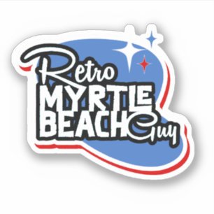 Retro Myrtle Beach Guy Sticker