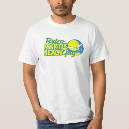Retro Myrtle Beach Guy T-shirt (Voorkant)