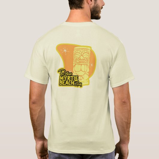 Retro Myrtle Beach Guy T-shirt (Achterkant)