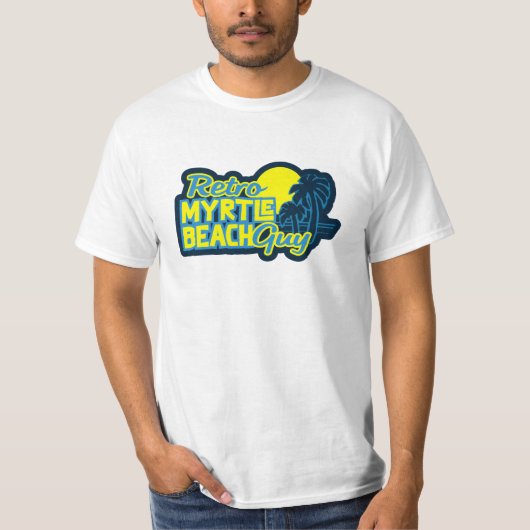 Retro Myrtle Beach Guy T-shirt (Voorkant)