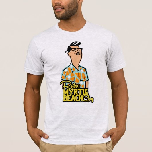 Retro Myrtle Beach Guy T-shirt (Voorkant)