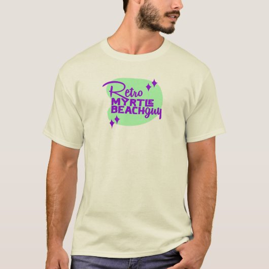Retro Myrtle Beach Guy T-shirt (Voorkant)