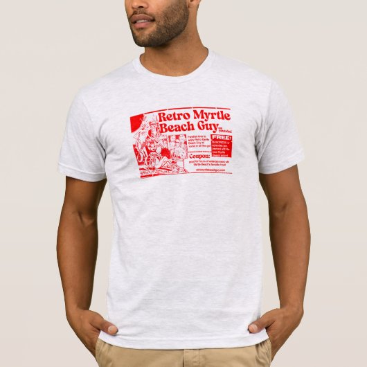 Retro Myrtle Beach Guy T-shirt (Voorkant)