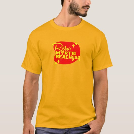 Retro Myrtle Beach Guy T-shirt (Voorkant)