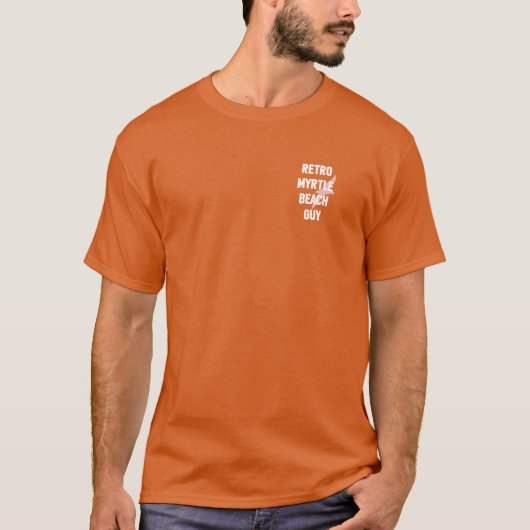 Retro Myrtle Beach Guy T-shirt (Voorkant)