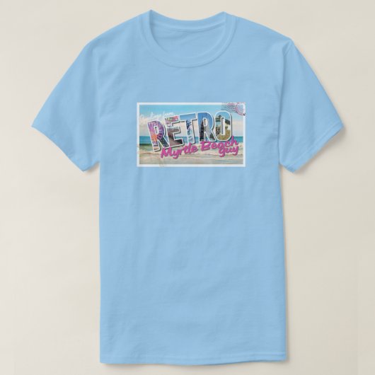 Retro Myrtle Beach Guy T-shirt (Design voorkant)