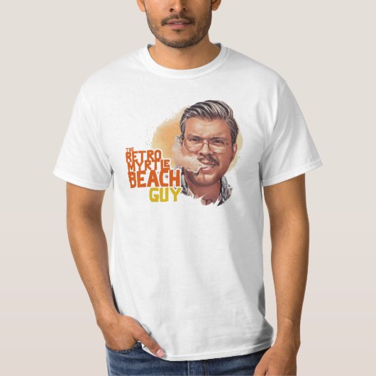 Retro Myrtle Beach Guy T-shirt (Voorkant)