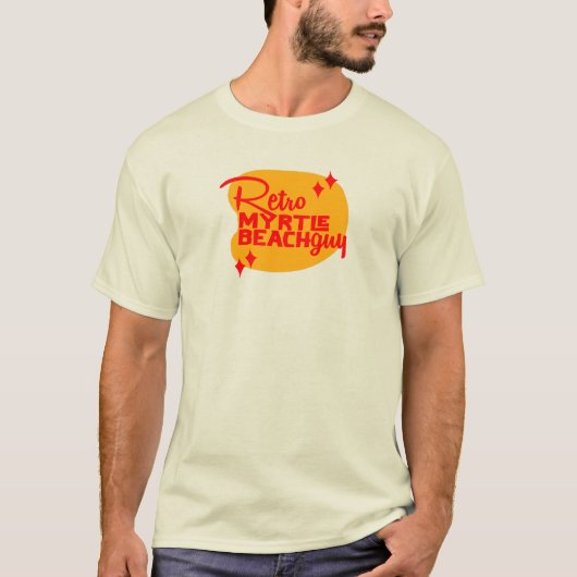 Retro Myrtle Beach Guy T-shirt (Voorkant)