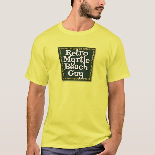 Retro Myrtle Beach Guy T-shirt (Voorkant)