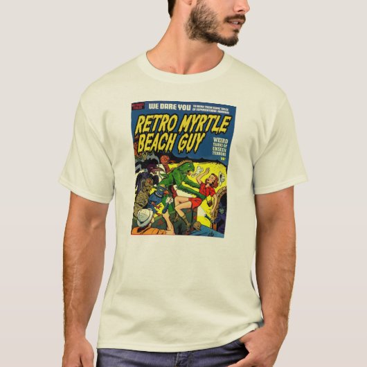 Retro Myrtle Beach Guy T-shirt (Voorkant)