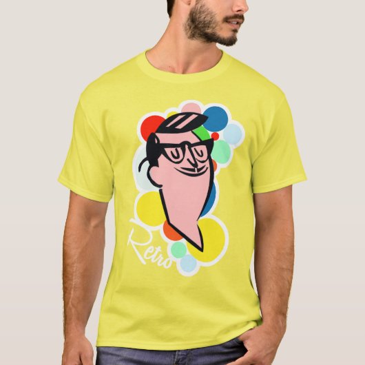 Retro Myrtle Beach Guy T-shirt (Voorkant)