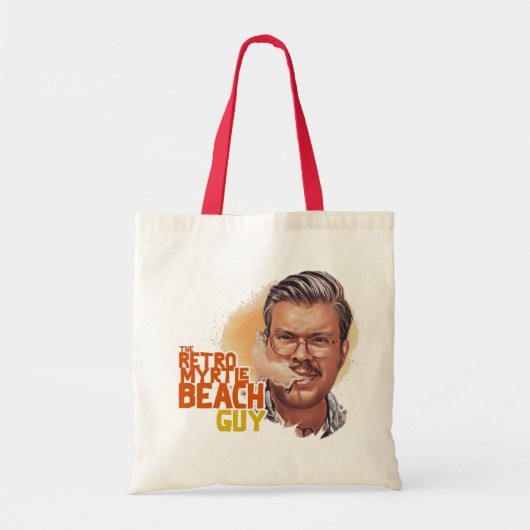 Retro Myrtle Beach Guy Tote Bag (Voorkant)