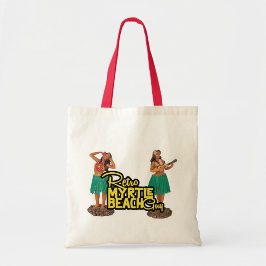 Retro Myrtle Beach Guy Tote Bag (Voorkant)
