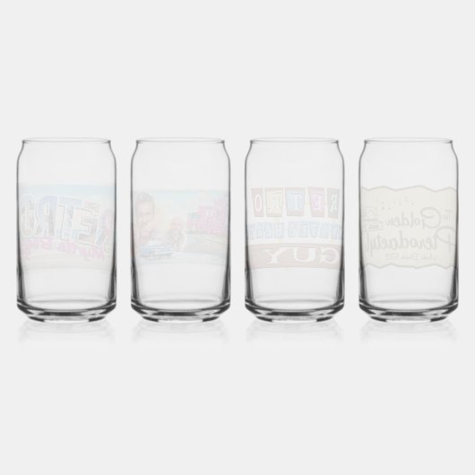 Retro Myrtle Beach Guy Variety Blikvorm Glas (Achterkant)