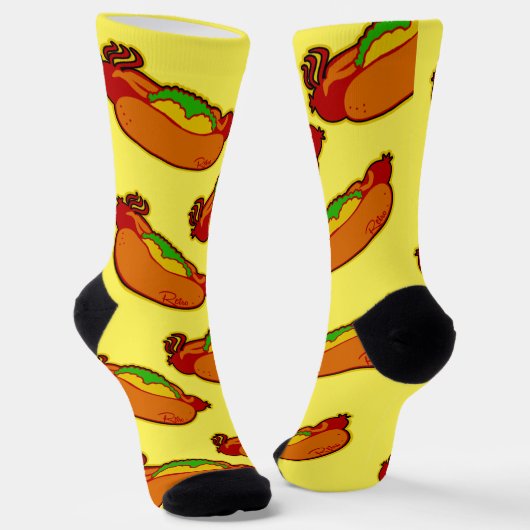 Retro Myrtle Beach-man Sokken (Gebogen)