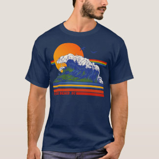 Retro Myrtle Beach SC 70s Stijl Toeristisch Souven T-shirt